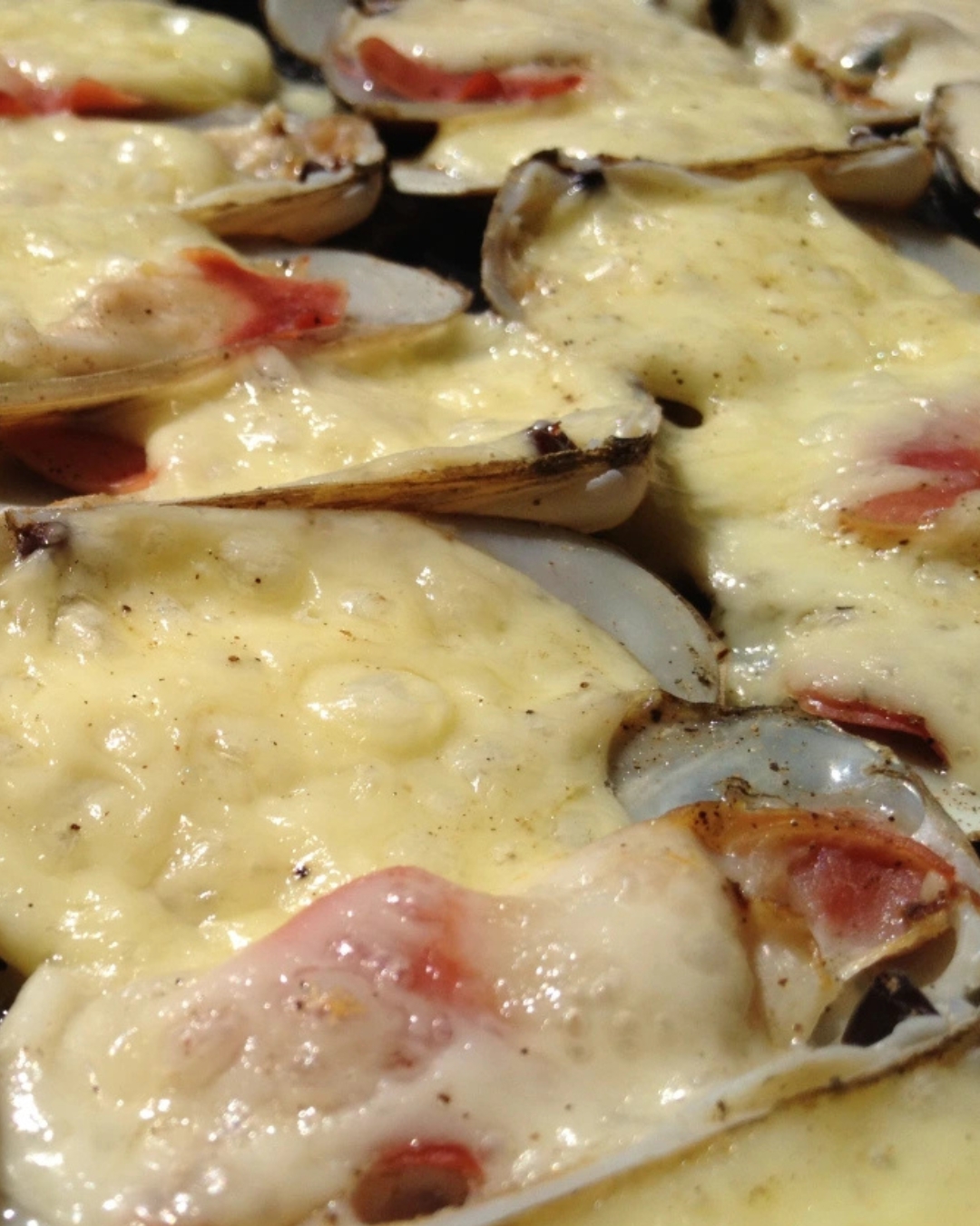 Machas a la parmesana